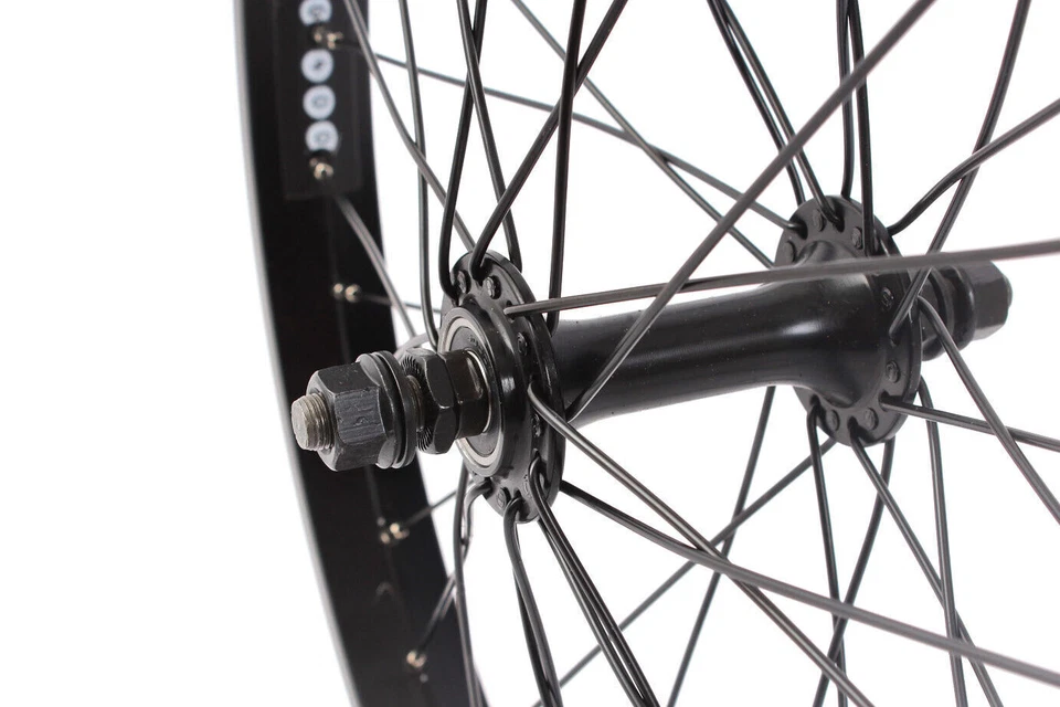 BMX Laufradsatz KHE MVP Alu 36 Loch schwarz 9T Ritzel Felgenband Made in Germany - Bild 4 von 4