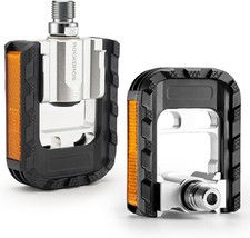 ROCKBROS Folding Bike Pedals MTB Road Pelin Pedals 2Pcs Anti-Slip Quick-Release