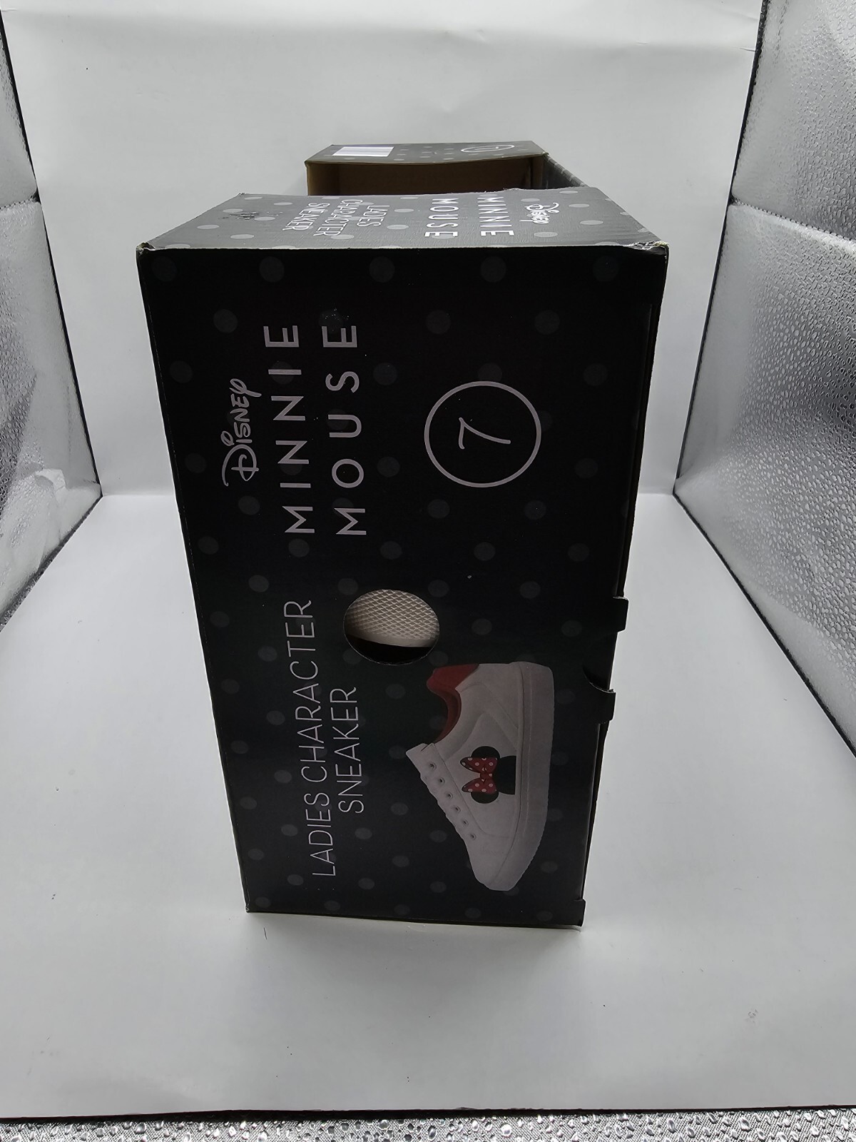 ALDI Disney Mickey Minnie Mouse Ladies Character Sneakers Shoes Womens 7 NIB RED image 4