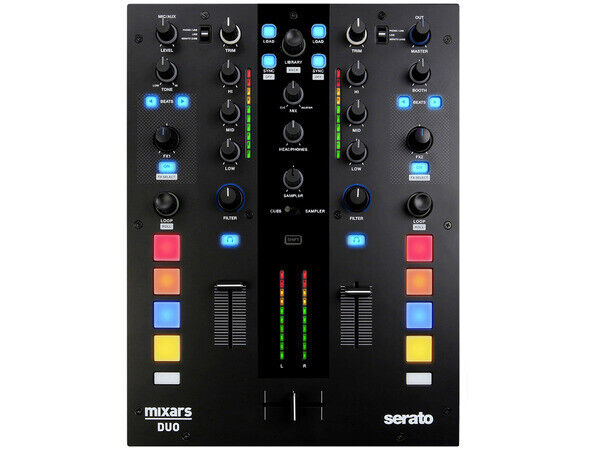 Mixars Duo Mk2 Mixer Dj Professional Na dwóch kanałach z kartą dźwiękową dla Serato