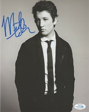 Miles Teller Top Gun Autographed Signed 8x10 Photo ACOA 2020-1