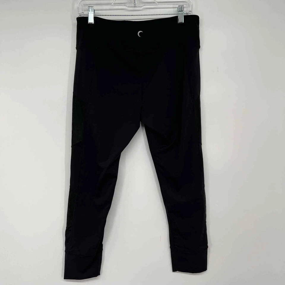 Leggings para mujer Zyia Active Mirage 7/8 con puños talla 14-16 negros de tiro alto elásticos Foto 2 de 4