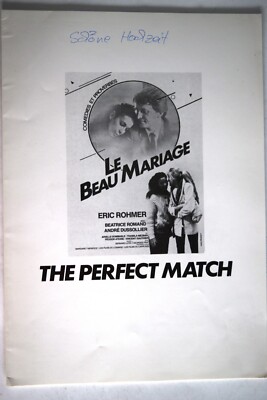 53  Presseheft THE PERFECT MATCH / Le Beau Mariage  Beatrice Romand - Englisch