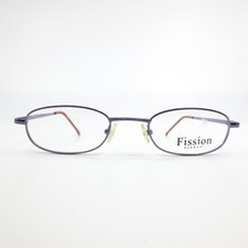 Fission 019 PURPLE Eyeglasses Frames Round Oval Full Wire Rim 50-21-140
