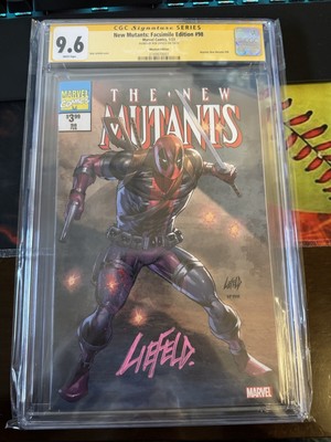 The New Mutants #98 Facsimile (Rob Liefeld Whatnot Edition) CGC 9.6 Chisel Sig