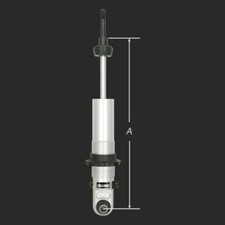 Strange S5090 Double Adjustable Rear Coil-over Shock For 2010-2015 Chevy Camaro