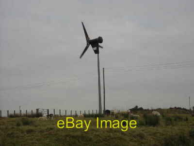 Photo 6x4 Wind Turbine at South Drumboy Farm Windy-Yett  c2005