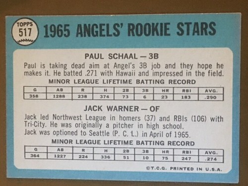 1965 Topps Baseball Singles - Pick Your Card -- 371 to 598 -- High Numbers - Picture 275 of 499