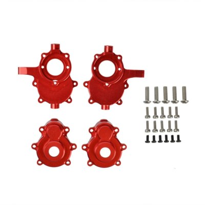 RER11406 Aluminum Front Outer Portal Housing Set for Redcat GEN8 V2 RER11333