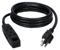 Qvs Pc3px-15 15-feet 3-outlet 3-prong Power Extension Cord Qvs Pc3px-15 15-feet 3-outlet 3-prong Power Extension Cord