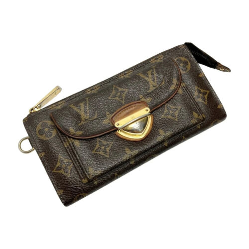 Auth LOUIS VUITTON M61781 Monogram Portefeuille Astrid Long Wallet LV F/S