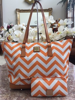 dooney and bourke chevron satchel