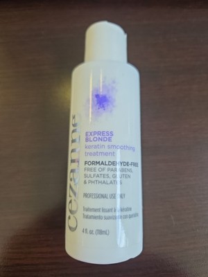 Cezanne Express Blonde Keratin Smoothing Treatment - 4 oz - New