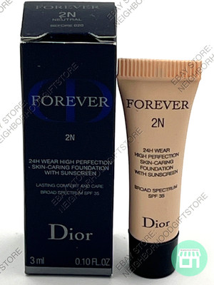 Dior Forever Foundation w/ Sunscreen 2N Neutral 3mL/ .10oz Travel Mini-AUTHENTIC