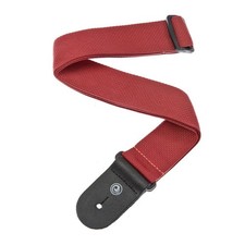 D'Addario 50mm Polypropylene Guitar Strap Red