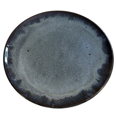 Chinese Jun Ware Style Plate   Mingjun Kiln Mark, Contemporary Yuzhou Ceramic