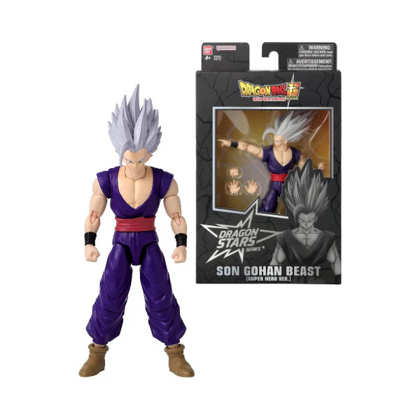 Figura Dragon Ball Super Dragon Stars - Son Gohan Beast (Superhéroe) 6,5"