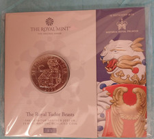 2022 Seymour Panther Royal Mint. The Royal Tudor Beasts. £5 Coin Sealed.  BUNC