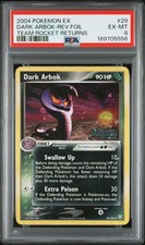2004 POKEMON EX TEAM ROCKET RETURNS #29 DARK ARBOK-REVERSE FOIL PSA 6 on eBay