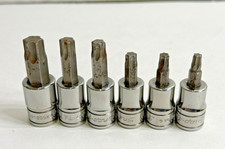 Snap On Torx Bit Socket 38 Drive Set Of 6 T55 T47 T45 T40 T30 T27