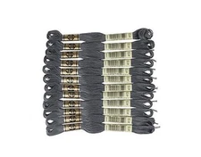 DMC 6-Strand Embroidery Cotton Floss  Dark Pewter Grey
