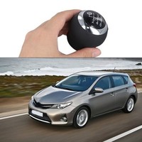 PU Leder 6 Gang Schaltknauf FüR Toyota Verso Auris Yaris