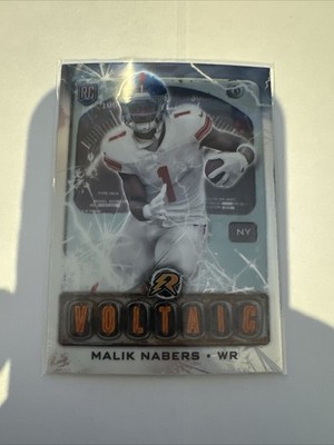 2024 Topps Resurgence Voltaic #V6 Malik Nabers RC Rookie Giants