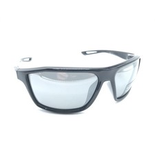 Nike NEW Legend S EV1061 010 Polished Black Wrap Sunglasses Black Lenses Sport