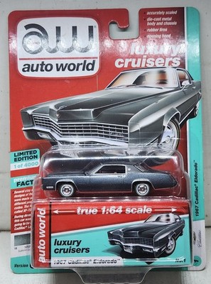 AUTO WORLD 1967 Cadillac Eldorado #1 R1 1/4000  2019 Luxury Cruisers/China 