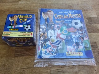 Panini World Cup Story 50 ungeöffnete Tüten WCS 90 Display Heft ungeklebt