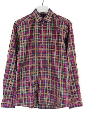 ETON Slim Fit Hemd Herren 15 3/4 / 40 Langarm Kragen Mehrfarbig Überprüfung