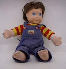 Vintage 1985 Playskool My Buddy Boy Doll 22” Brown Hair, Blue Eyes