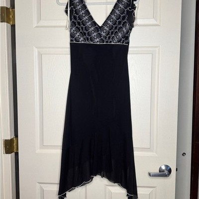 Vintage Y2K I.N. San Francisco black cocktail dress
