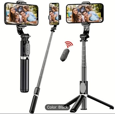  40'' Retractable Selfie Stick, wireless remote, built-in tripod ,  shipping