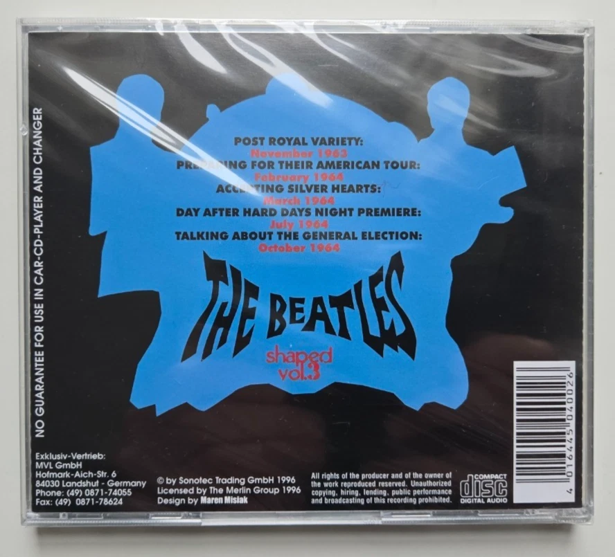 The Beatles - Shaped Vol. 1, 2 & 3 – 3 x Shaped CD Set NEW & SEALED - Image 3 of 4