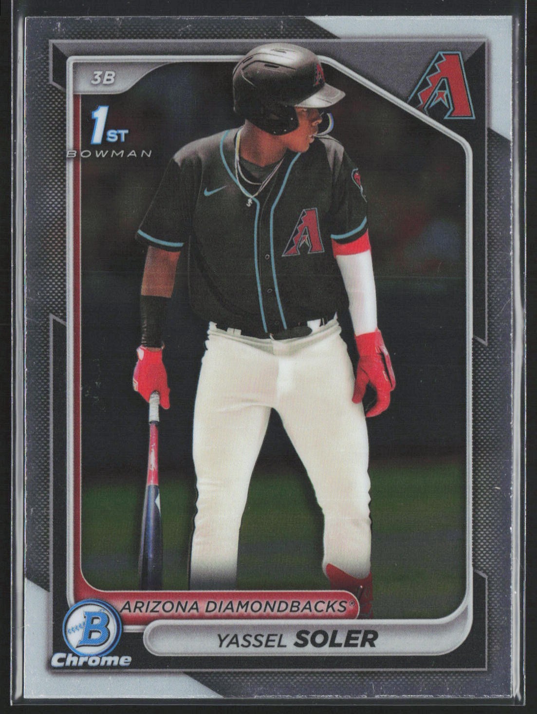 Yassel Soler 2024 Bowman Chrome Prospects #BCP-174 Arizona Diamondbacks