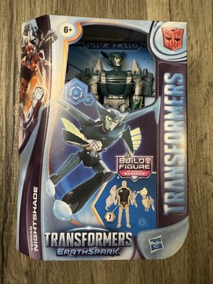 NEW TRANSFORMERS EARTHSPARK BUILD A FIGURE DR. MANDROID TERRAN NIGHTSHADE