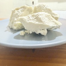 Raw African shea butter 8oz container white A  