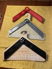 Lindsay Phillips Switch Flops Size Medium Lot of 3 Two Are New In Package Sz 7/8