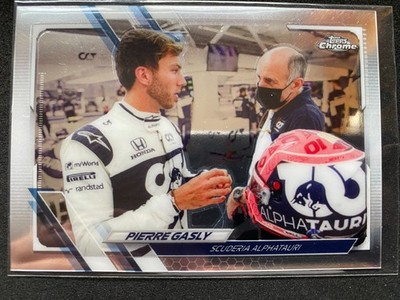 2021 TOPPS Chrome Formula 1 Racers 36 Pierre Gasly (Scuderia AlphaTauri)