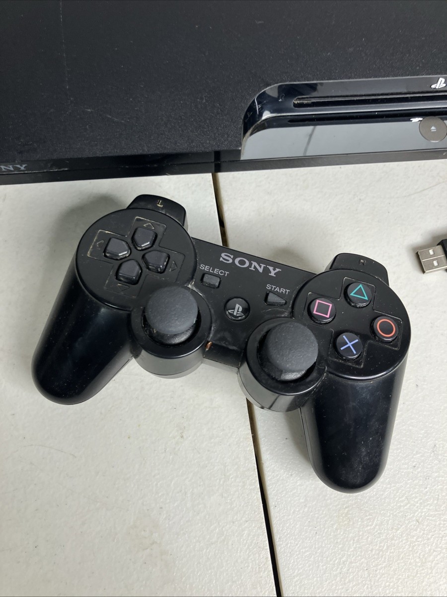 SONY PLAYSTATION 3 SLIM PS3 2501A 160GB W/ BOX Bundle 10 Games