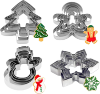 Keelyy Ausstecher Ausstechformen Weihnachten, 20 StüCk Weihnachts Keksausstecher