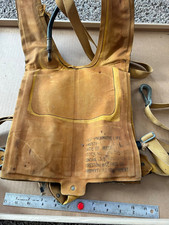 Vintage 1945 WWII Mae West Inflatable Life Preserver AN6519-1