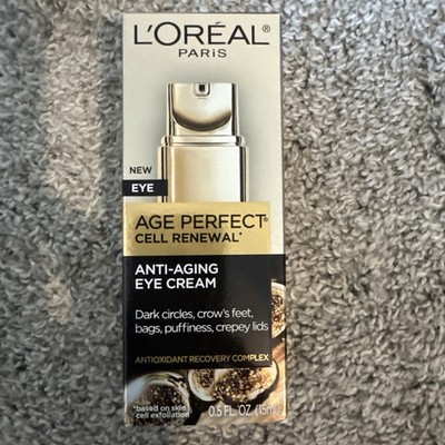 L'OREAL Paris Age  Perfect Cell Renewal Anti-Aging Eye Cream New In BOX  .5 FLOZ