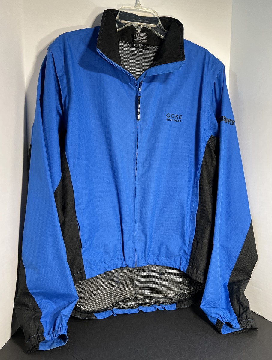 Gore Bike Wear Men's Windstopper Soft Shell Jacket Blue and Gore Bike Wear Men's Windstopper Soft Shell Jacket Blue and