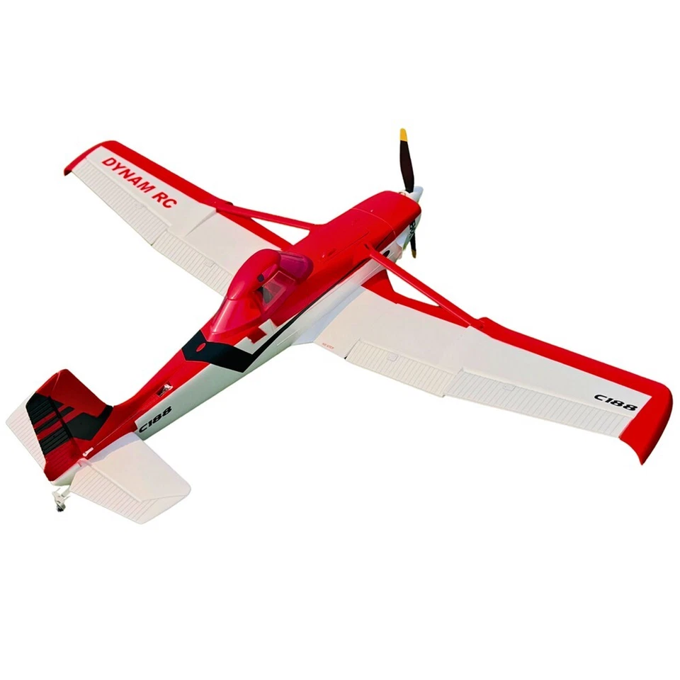 Dynam Cessna 188 Crop Duster V2 Red 4S RC Scale Plane 1.5m w/ Flaps - Image 3 of 4