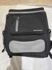 Seehonor Double Deck Insulated Cooler Backpack Black NEW