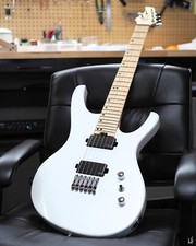 Halo Octavia Wide Neck (48.5mm) Electric Guitar, Emg Pickups - White