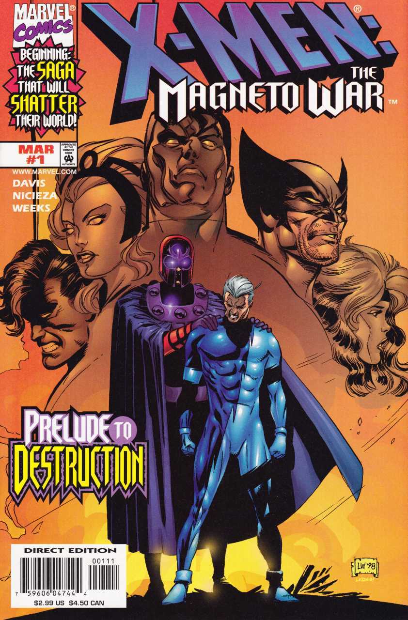 X-MEN The Magneto War #1 (1999) - Back Issue