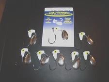 8 Road Runner Head 1/4 Oz Jig Head Blakemore Spinner 104-001 Live Bait Hook Etc.